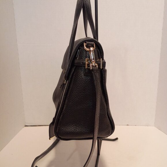 KATE SPADE NY Holden Street "Leslie" Black Pebbled Leather 2-way Bag - Picture 5 of 14
